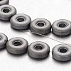 Electroplate Non-magnetic Synthetic Hematite Beads Strands G-F300-03A-F01-1