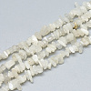 Natural White Moonstone Beads Strands X-G-S315-34-1
