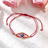 Adjustable Nylon Cord Braided Beads Bracelets BJEW-MZ00161-01-1