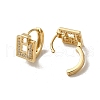 KC Gold Plated Brass Micro Pave Cubic Zirconia Hoop Earring EJEW-L271-01KCG-01-2