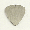 Tarnish Resistant 201 Stainless Steel Teardrop Stamping Blank Tag Pendants STAS-R064-07-2