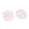 Transparent Spray Paint Glass Beads GLAA-H035-04G-2