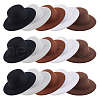 AHADERMAKER 15Pcs 5 Colors EVA Cloth Mini Hat Fascinator Base AJEW-GA0007-43-1