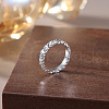 925 Sterling Silver Finger Rings for Women RJEW-A066-01P-1