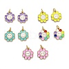 Brass Enamel Charms KK-O135-01-1
