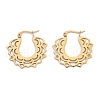 304 Stainless Steel Flower Stud Earrings for Women EJEW-Q009-03B-G-2