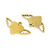 5Pcs 201 Stainless Steel Pendants STAS-M056-05G-2
