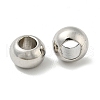 Rack Plating Large Hole Brass  Beads FIND-Z024-04A-P-2