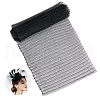 Plastic Ruffle Pleated Trim Fabric for Dress Bag Decoration DIY-WH0568-54C-1
