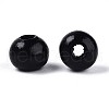 Spray Painted Round Natural Schima Wood Beads WOOD-A018-6mm-03-2