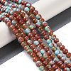 Baking Paint Glass Bead Strands GLAA-H031-01A-04-2