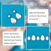 Unicraftale 304 Stainless Steel Pendant Cabochon Settings STAS-UN0007-77P-5