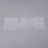 Word Home Silicone Molds DIY-WH0183-34-2