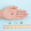 Tibetan Style Alloy Chinese Knot Pendants TIBEP-YW0001-05AS-6