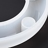 DIY Wavy Line S Shape Candlestick Silicone Molds DIY-E040-01-5