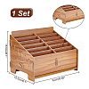 12-Grid Wooden Cell Phone Storage Box CON-WH0094-04A-2