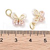 Brass Micro Pave Cubic Zirconia Pendants KK-P271-03G-D-3