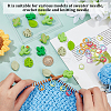  Leaf & Cactus Silicone Knitting Needle Point Protectors SIL-NB0001-38-3