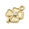 304 Stainless Steel Pendants STAS-V003-05G-09-2