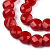Opaque Solid Color Glass Beads Strands GLAA-N052-06-A10-3