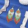 304 Stainless Steel Dangle Earring EJEW-MZ00190-2