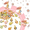 40Pcs Gradient Color Resin Pendants PALLOY-FS00029-3