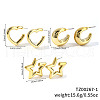 3 Pairs Elegant Fashionable Plastic Earring Sets ZG6884-1-1