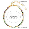 Bohemian Style Natural Ruby in Zoisite Round Beaded Bracelets for Women ZK1389-4-3