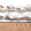 Natural Nucleated Pear Beads Strands PEAR-B004-15K-02A-5