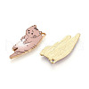 Alloy Enamel Pendants ENAM-N063-01E-2