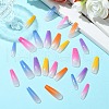 ABS Plastic Full Cover Press On False Nails DIY-CJC0006-14-4