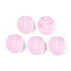 Transparent Spray Painted Glass Beads GLAA-N035-036-C09-2