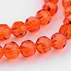 Transparent Glass Bead Strands GLAA-G013-4mm-70-3