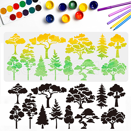 PET Hollow Out Drawing Painting Stencils DIY-WH0426-0006-1