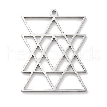 Anti-Tarnish 304 Stainless Steel Pendants STAS-U030-05P-1