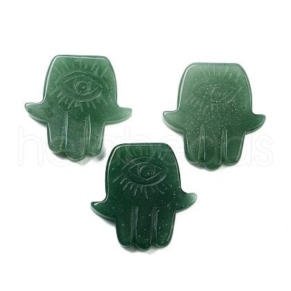 Natural Green Aventurine Cabochons G-G119-02B-1