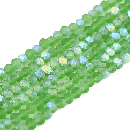 Transparent Glass Beads Strands EGLA-A044-T1mm-MB11-1