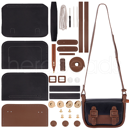 DIY PU Imitation Leather  Women's Crossbody Bag Making Kits DIY-WH0399-38C-1