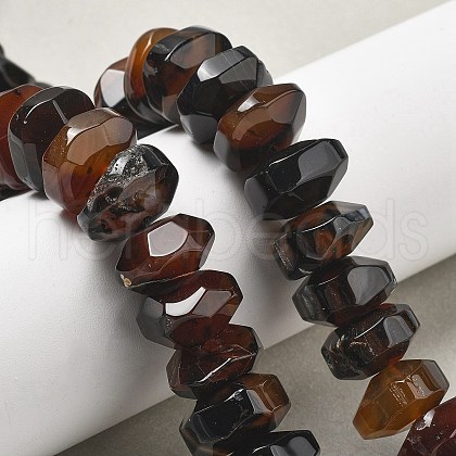 Natural Agate Beads Strands G-K392-A07-1