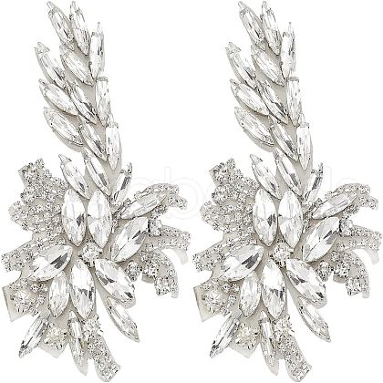 2Pcs Crystal Rhinestone Ornament Accessories DIY-FG0003-34-1
