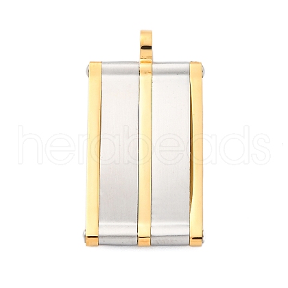 304 Stainless Steel Pendants STAS-U043-12G-1