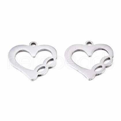 Non-Tarnish 201 Stainless Steel Charms STAS-S110-092P-1