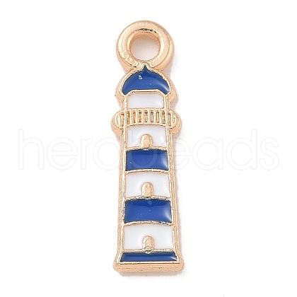 Alloy Enamel Pendants ENAM-A008-15KCG-02-1