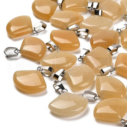Natural Topaz Jade Pendants G-Z067-05P-05-1