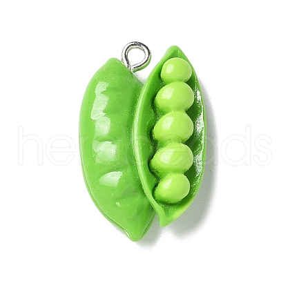 Resin Iron Pendants RESI-D280-09-1