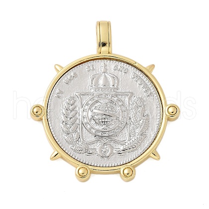 Brass Pendants KK-P293-30B-G-1
