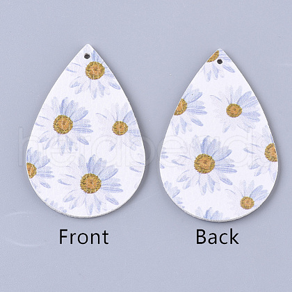 PU Leather Big Pendants FIND-T058-B14-1