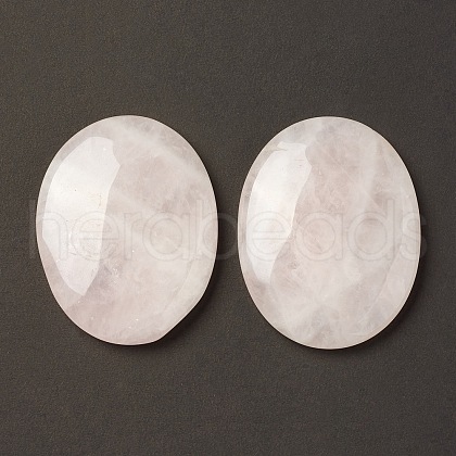 Mother's Day Gifts Natural Rose Quartz Worry Stone for Anxiety Therapy G-B036-01E-1