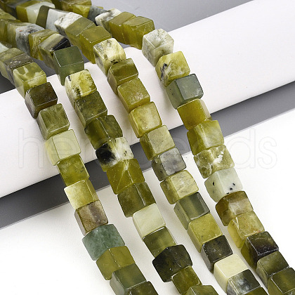 Natural Xiuyan Jade Beads Strands G-T140-42-1