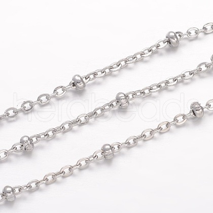 304 Stainless Steel Cable Chains CHS-K004-13P-0.4mm-A-1